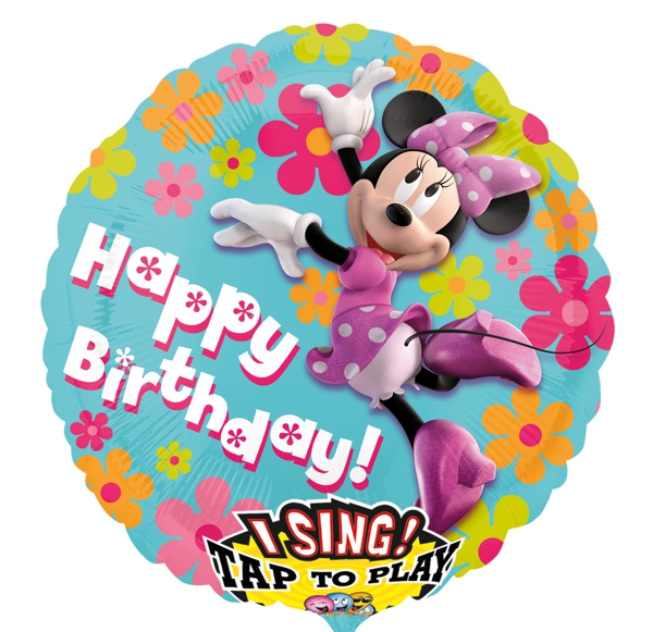 Ballonsupermarkt Onlineshop De Happy Birthday Concert Minnie Mouse