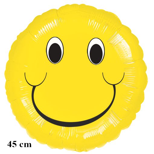 Folienballon Smiley