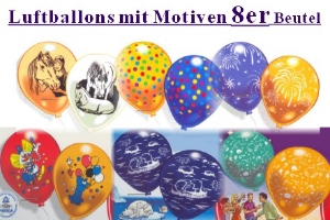 Luftballons: Motive, 25 cm &Oslash; - Luftballons: Motive, 25 cm &Oslash;