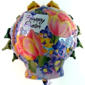 Oster-Luftballon, Happy Easter, frohe Ostern, ohne Helium (FUNG Ost 1)