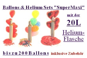 Ballons & Helium Sets "Super Maxi" - Ballons & Helium Sets "Super Maxi"