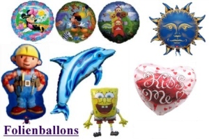 Folienballons im Ballonsupermarkt-Onlineshop