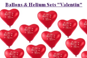 Ballons & Helium Sets "Valentin" - Ballons & Helium Sets "Valentin"