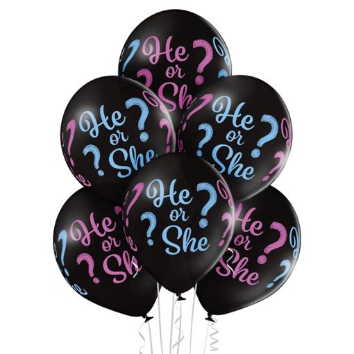 Luftballons-He-or-She-3-Stueck-bedruckte-Latexballons-Qualatex-Dekoration-Gender-Reveal-Geschlecht-Baby-Seite-1