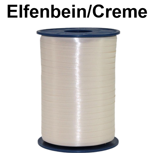 Ballonband Rolle Elfenbein, Creme