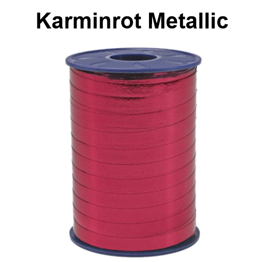 Ballonband Karminrot Metallic