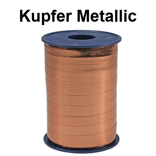 Ballonband Kupfer Metallic