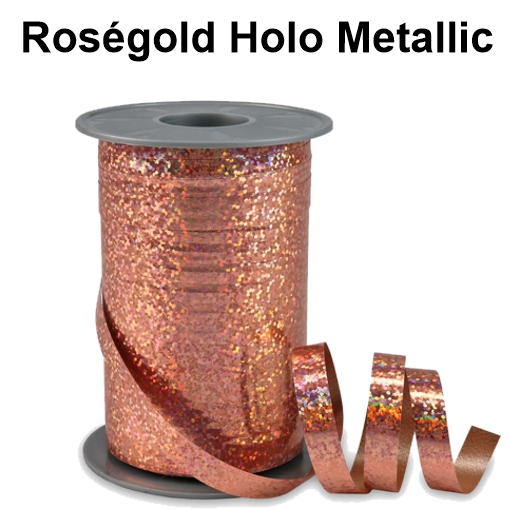 Dekoband-holografisch-Roségold-Ballonband-Polyband-Dekoration