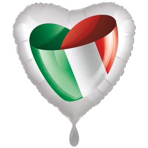 Italien, Italy Herzballon mit Ballongas