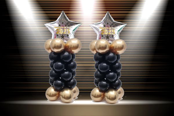 silvester-dekoration-luftballons-schwarz-gold-silber-2025