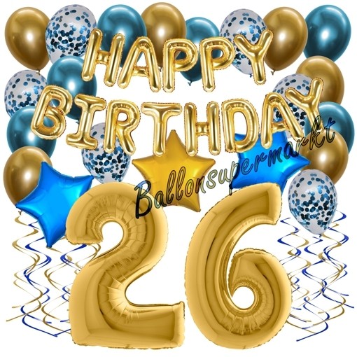 Geburtstag Party Deko 26 Stück, Kindergeburtstag Luftballons