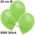 Luftballons 25 cm Ø, Apfelgrün, 5000 Stück