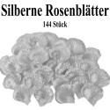 Rosenblätter Silber, 144 Stück