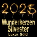 Wunderkerzen Gold Dekoration Silvester, 2025 Jahreszahlen