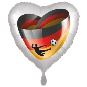 Deutschland Fußball Herzballon