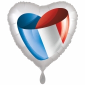 Frankreich Herzballon