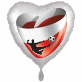 Polen Fußball Herzballon