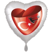 Türkei Fußball Herzballon
