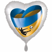 Ukraine Fußball Herzballon