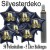 Midi-Set Silvester, 2025 - Champagner und Feuerwerk, 50 Sternballons aus Folie (Schwarz) mit Helium