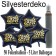 Ballons und Helium Set Silvester, 50 Sternballons 2025 - Happy New Year