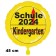 Schule 2024 - Kindergarten aus, Verkehrsschild Luftballon, gelb, 45cm