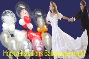 Luftballons zur Hochzeit: Hochzeitsballons